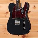 Fender American Professional Classic Telecaster electric guitar Faded Black with red tortoiseshell pickguard