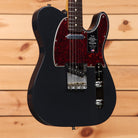 Fender American Professional Classic Telecaster electric guitar Faded Black with red tortoiseshell pickguard