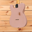 Pre-owned Fender Custom Shop Telecaster Pro Relic electric guitar Dirty Shell Pink with single-coil pickups