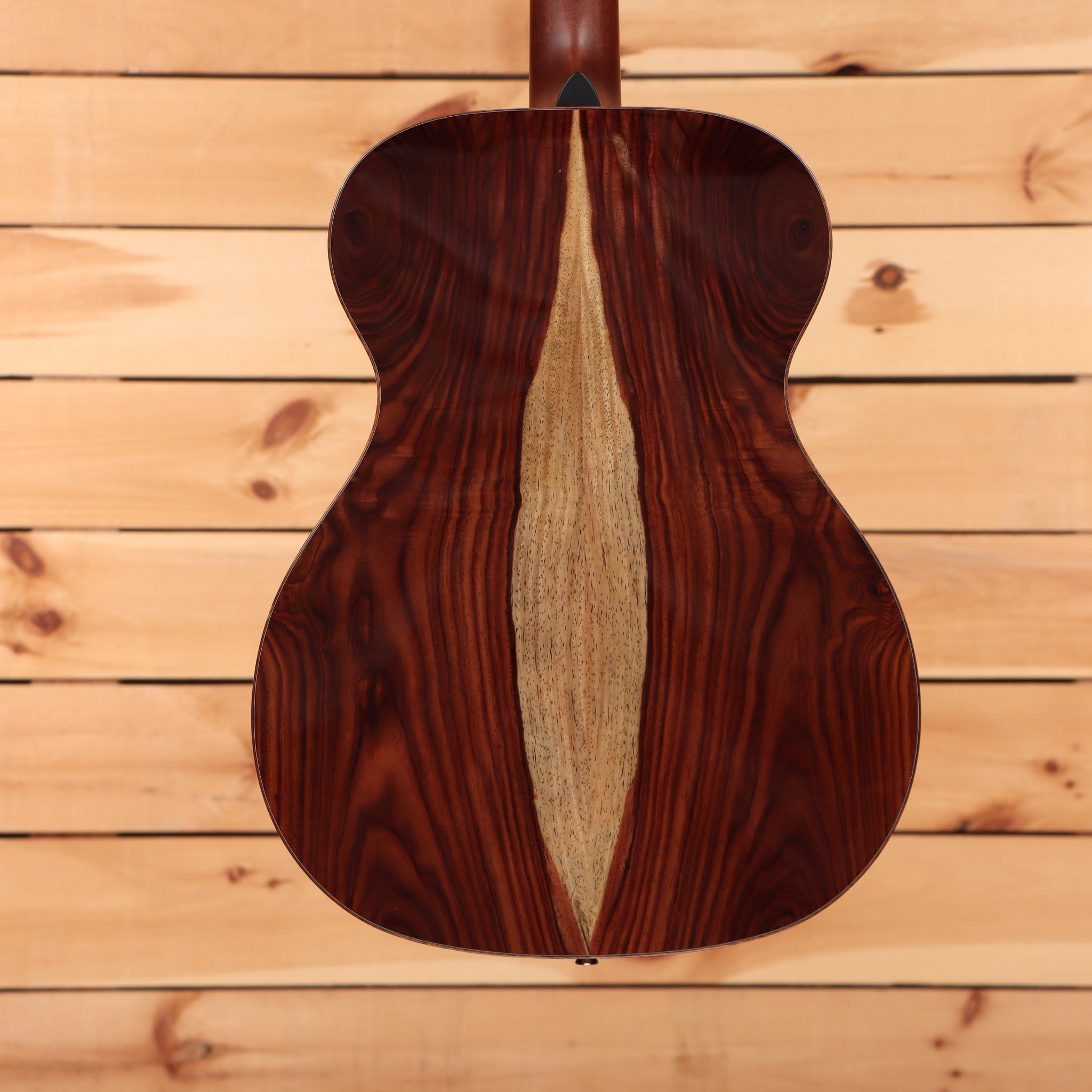 Pre-owned Boucher SG181UV natural acoustic guitar with light wood center strip back