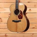 Boucher SG181UV pre-owned acoustic guitar natural finish with tortoiseshell pickguard and blue binding