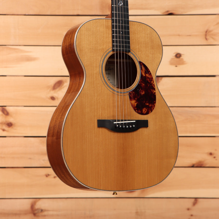 Boucher BG41G dreadnought acoustic guitar natural finish pre-owned with tortoiseshell pickguard