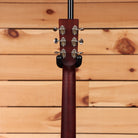Pre-owned Boucher SG51MV natural acoustic guitar with chrome tuners and black endpin