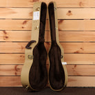 Boucher SG51V natural acoustic guitar with gold hardware and black interior case
