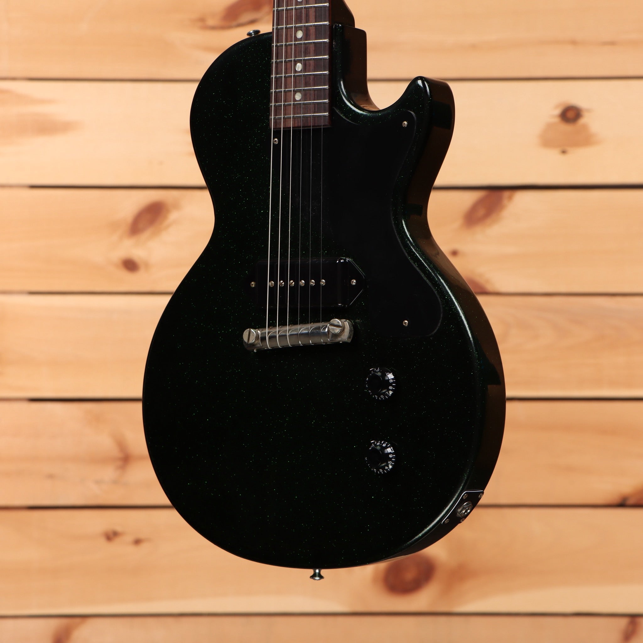 Gibson 1957 Les Paul Junior Reissue VOS electric guitar Brunswick Green with P90 pickup