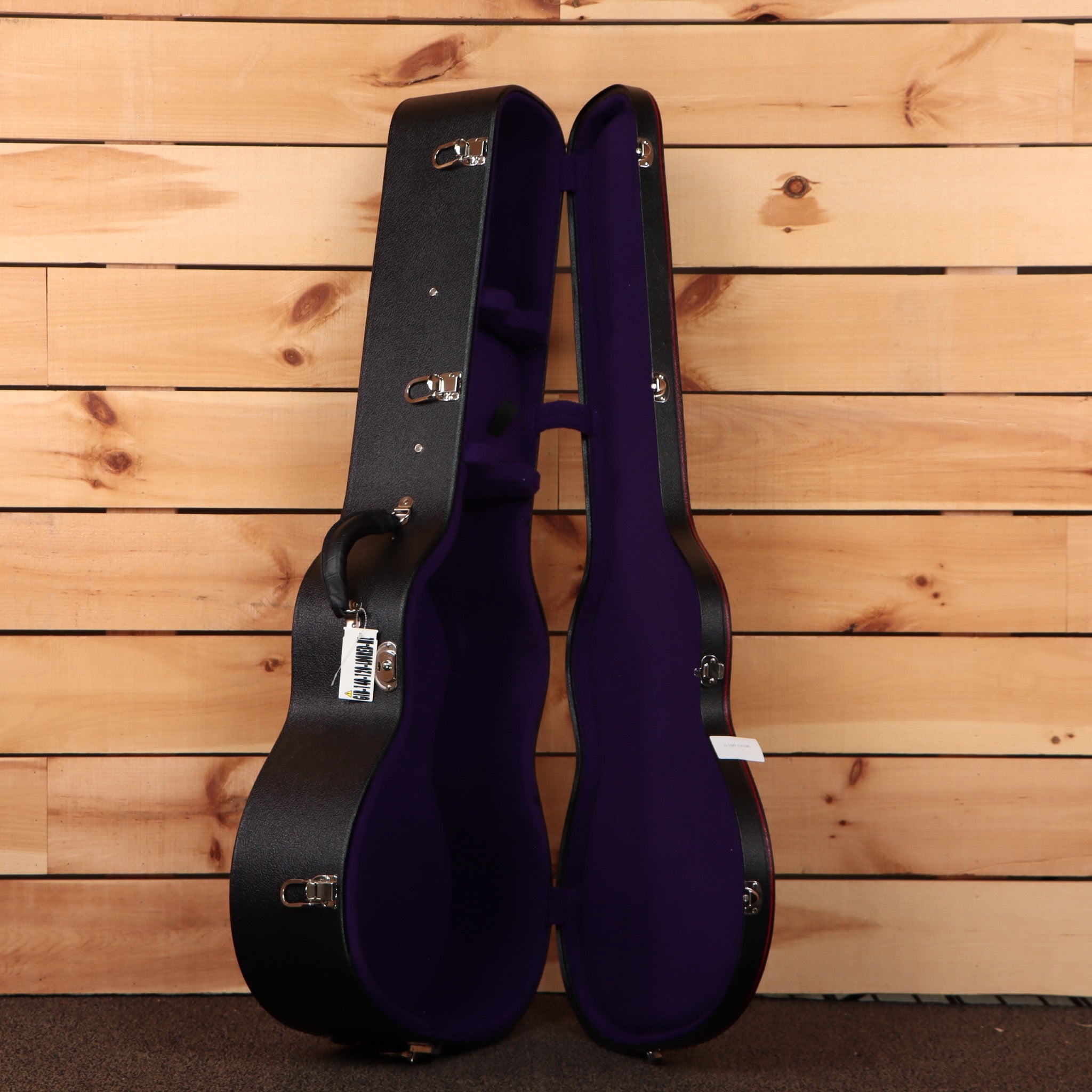 Gibson 1929 Nick Lucas Special Reissue acoustic guitar Argentine Grey with purple velvet-lined case