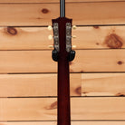 Gibson J-45 vintage acoustic guitar Sunburst with chrome tuning machines and black endpin