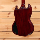 Gibson 1961 Les Paul SG Standard Reissue VOS Cherry Red electric guitar with dual humbuckers