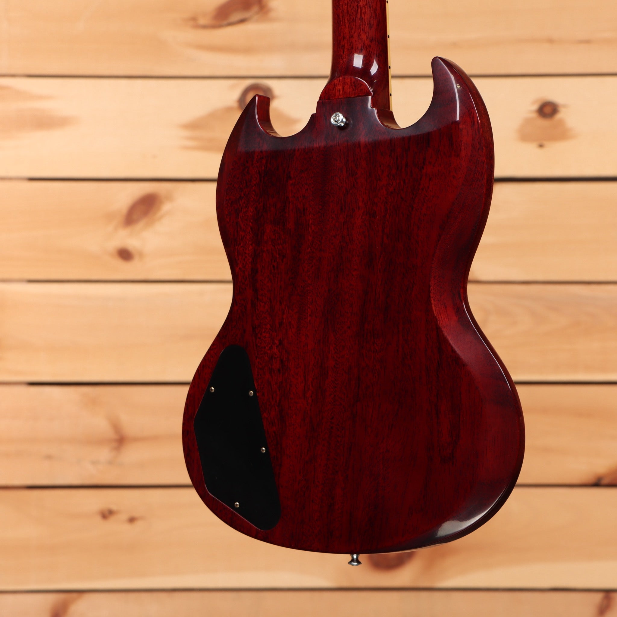 Gibson 1961 Les Paul SG Standard Reissue VOS Cherry Red electric guitar with dual humbuckers