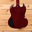Gibson 1961 Les Paul SG Standard Reissue VOS electric guitar Cherry Red with dual humbuckers