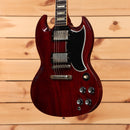Gibson 1961 Les Paul SG Standard Reissue VOS electric guitar Cherry Red with dual humbuckers