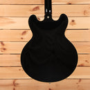 Gibson 1959 ES-335 Reissue Ultra-Light semi-hollow electric guitar Aged Ebony with dual humbuckers