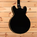 Gibson 1959 ES-335 Reissue Ultra-Light semi-hollow electric guitar Aged Ebony with gold binding