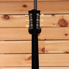 Gibson ES-335 semi-hollow body electric guitar ultra-light aged ebony with cream tuning pegs