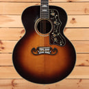 Gibson SJ-200 Jumbo acoustic guitar light aged vintage sunburst with ornate pickguard inlay