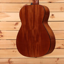 Gallagher Bluegrass Bell acoustic guitar natural mahogany finish with curved bout design