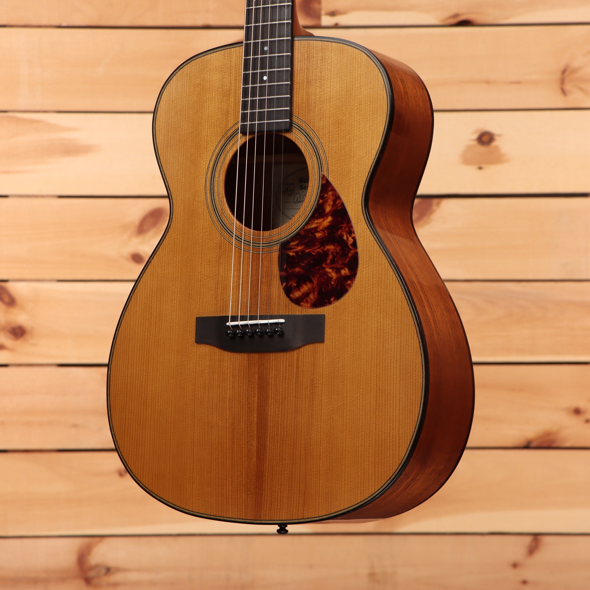 Gallagher Bluegrass Bell acoustic guitar natural finish mahogany back and sides