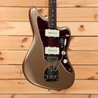 Fender American Professional Classic Jazzmaster electric guitar Faded Firemist Gold with cream pickguard