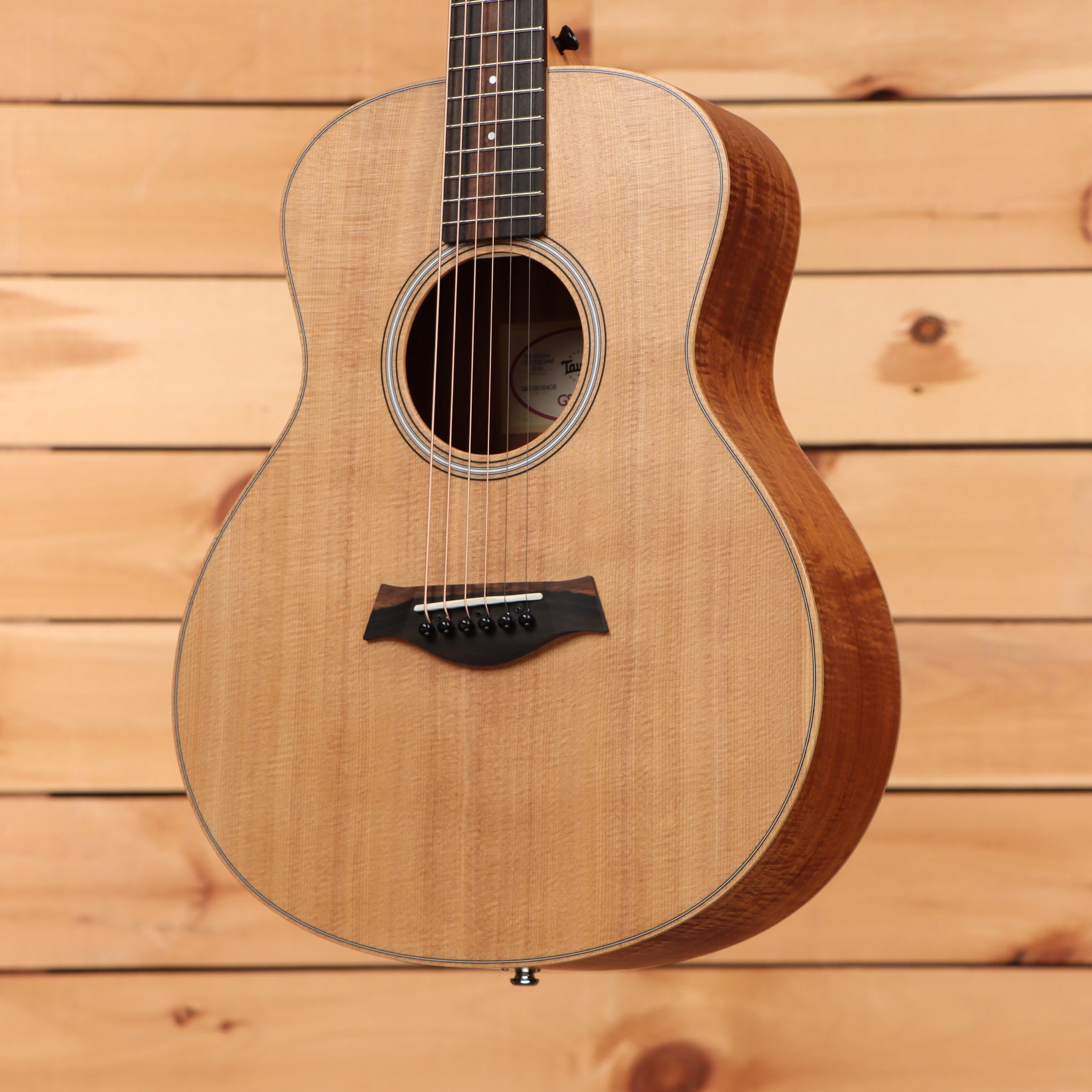 Taylor Ltd GS Mini-e Figured Koa acoustic guitar natural finish with figured koa back and sides