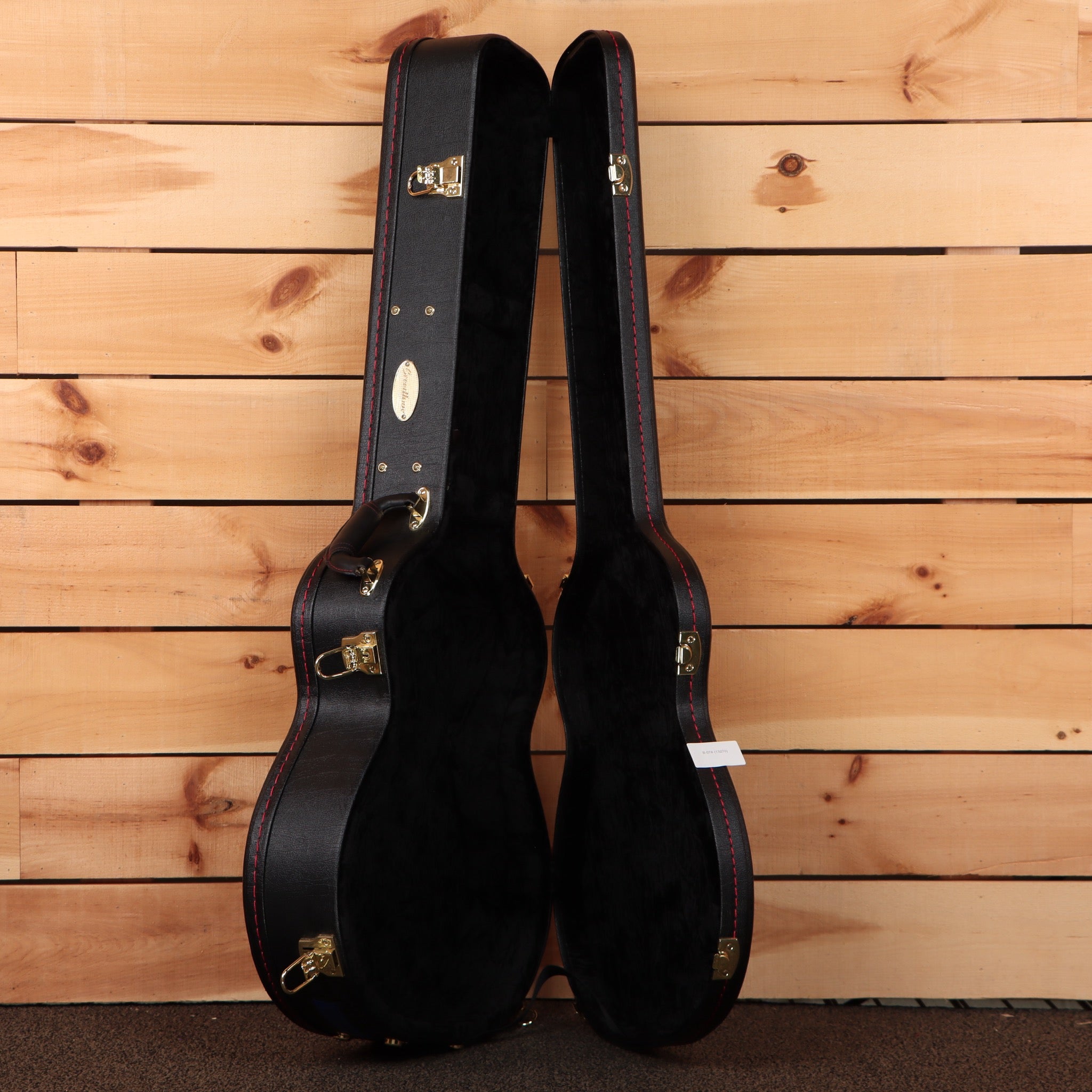 Pre-owned Breedlove Premier Concert acoustic guitar Edgeburst with gold hardware and black case