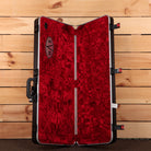 EVH Made in Japan Series Wolfgang Stealth electric guitar hard case red velvet interior