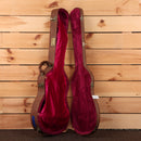 Gibson ES-346 semi-hollow electric guitar Gingerburst with burgundy velvet-lined hard case