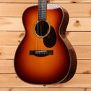 Santa Cruz OM Custom pre-owned acoustic guitar sunburst finish with rosewood fretboard