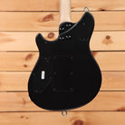 EVH MIJ Series Wolfgang Stealth electric guitar black finish rear view hardware loops