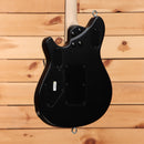 EVH MIJ Series Wolfgang Stealth electric guitar semi-hollow body with chrome hardware and single-coil pickups