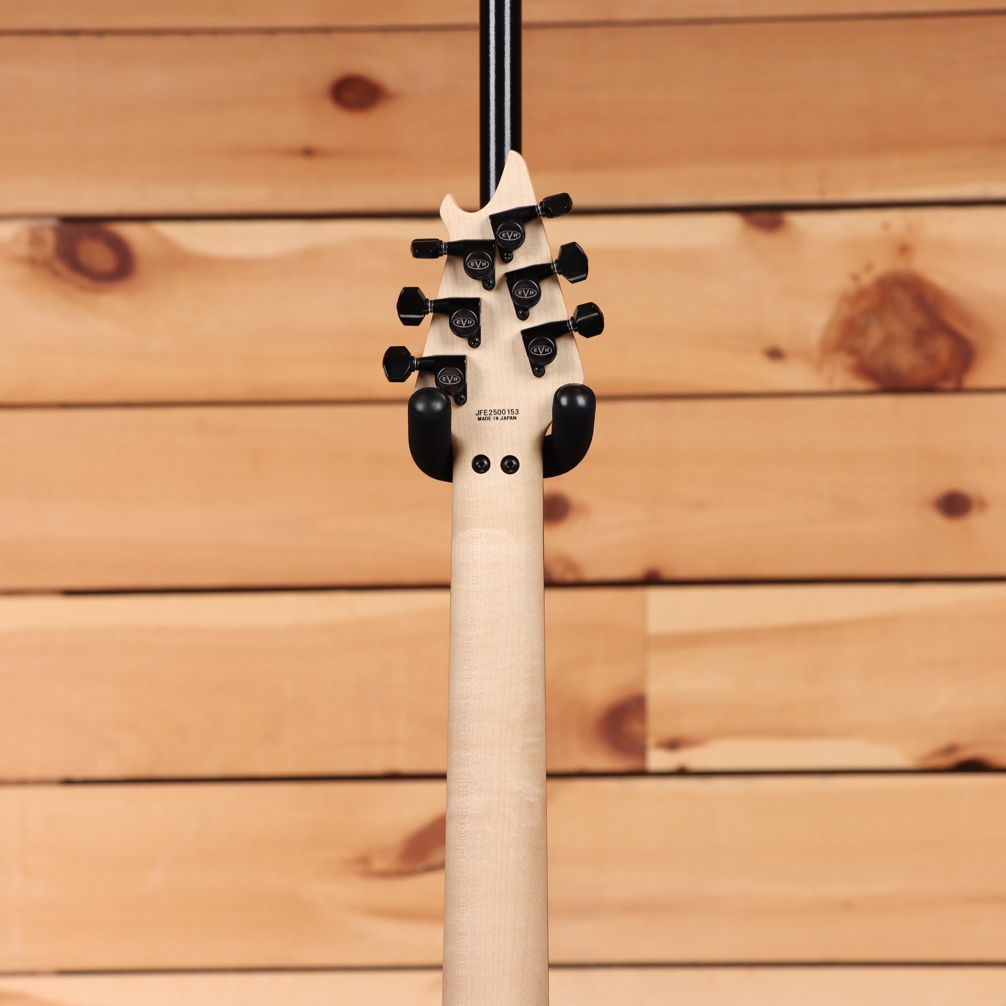 EVH MIJ Series Wolfgang Stealth electric guitar with maple neck and black hardware