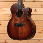 Taylor K24ce Builders Edition acoustic-electric guitar Kona Burst pre-owned with venetian cutaway