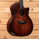 Pre-owned Taylor K24ce Builders Edition acoustic guitar Kona Burst with venetian cutaway