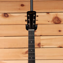 Boucher GRSG161T acoustic guitar natural finish with black headstock and rosewood fretboard