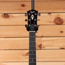 Taylor Trey Hensley Gold Label 510e acoustic-electric guitar Antique Blonde with diamond inlay headstock