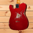 Fender Custom Shop 1963 Telecaster heavy relic electric guitar Frost Red with single-coil pickups
