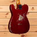 Fender Custom Shop 1963 Telecaster heavy relic electric guitar Frost Red with single-coil pickups