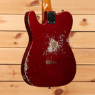 Fender Custom Shop 1963 Telecaster heavy relic electric guitar Frost Red with single-coil pickups