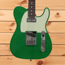 Fender Custom Shop Dual Stack HS Telecaster Deluxe electric guitar Green Sparkle with humbucker pickups