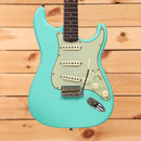 Fender Custom Shop Limited 59 Stratocaster Journeyman Relic electric guitar Sea Foam Green with single-coil pickups