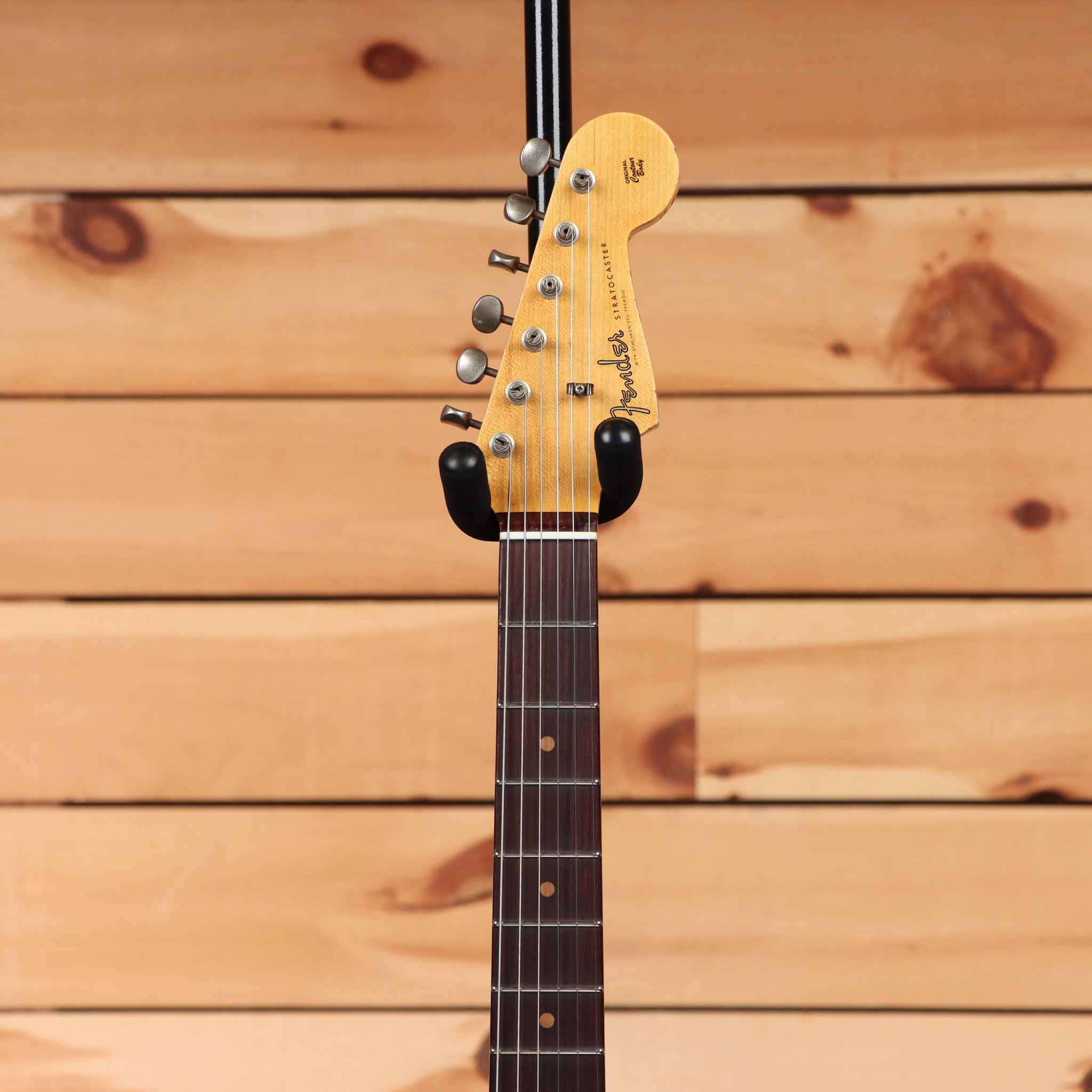 Fender Custom Shop Limited 59 Stratocaster Journeyman Relic electric guitar Super Faded Aged Sea Foam Green with single-coil pickups