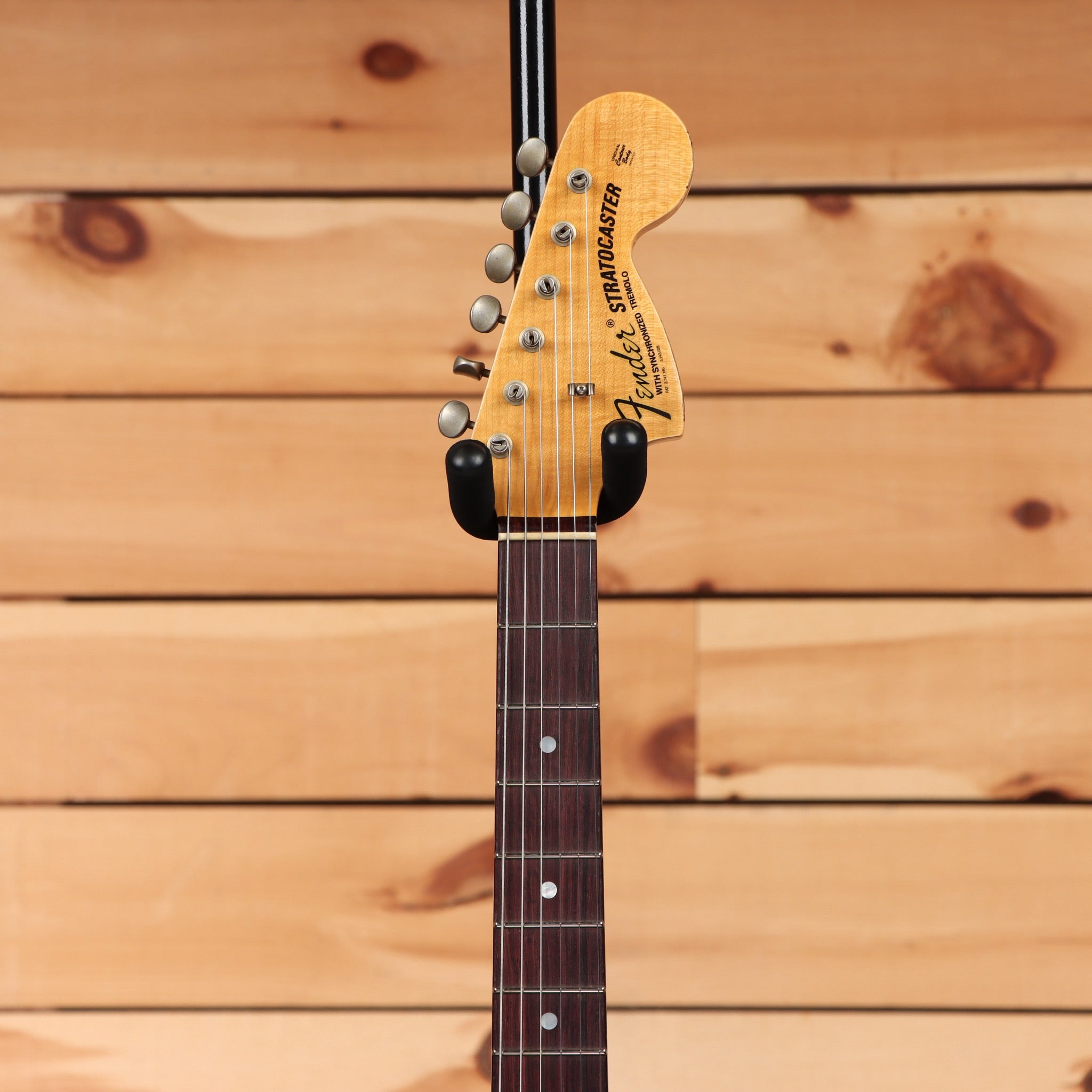 Fender Custom Shop Ltd NAMM 2025 Strat Pro Relic electric guitar Taos Turquoise with single-coil pickups
