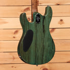 Pre-owned Ernie Ball Steve Morse Y2D electric guitar Jade Burl with black pickguard