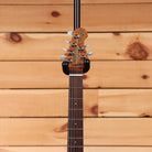 Pre-owned Ernie Ball Steve Morse Y2D electric guitar Jade Burl finish with chrome tuning machines