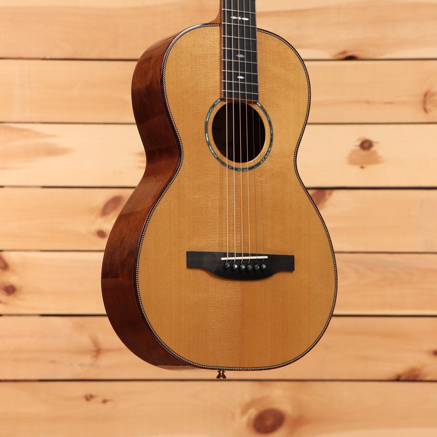 Boucher HG144U classical acoustic guitar natural finish with decorative rosette binding