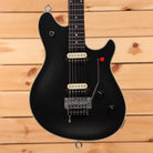 EVH MIJ Series Wolfgang Stealth electric guitar black finish with Floyd Rose tremolo bridge