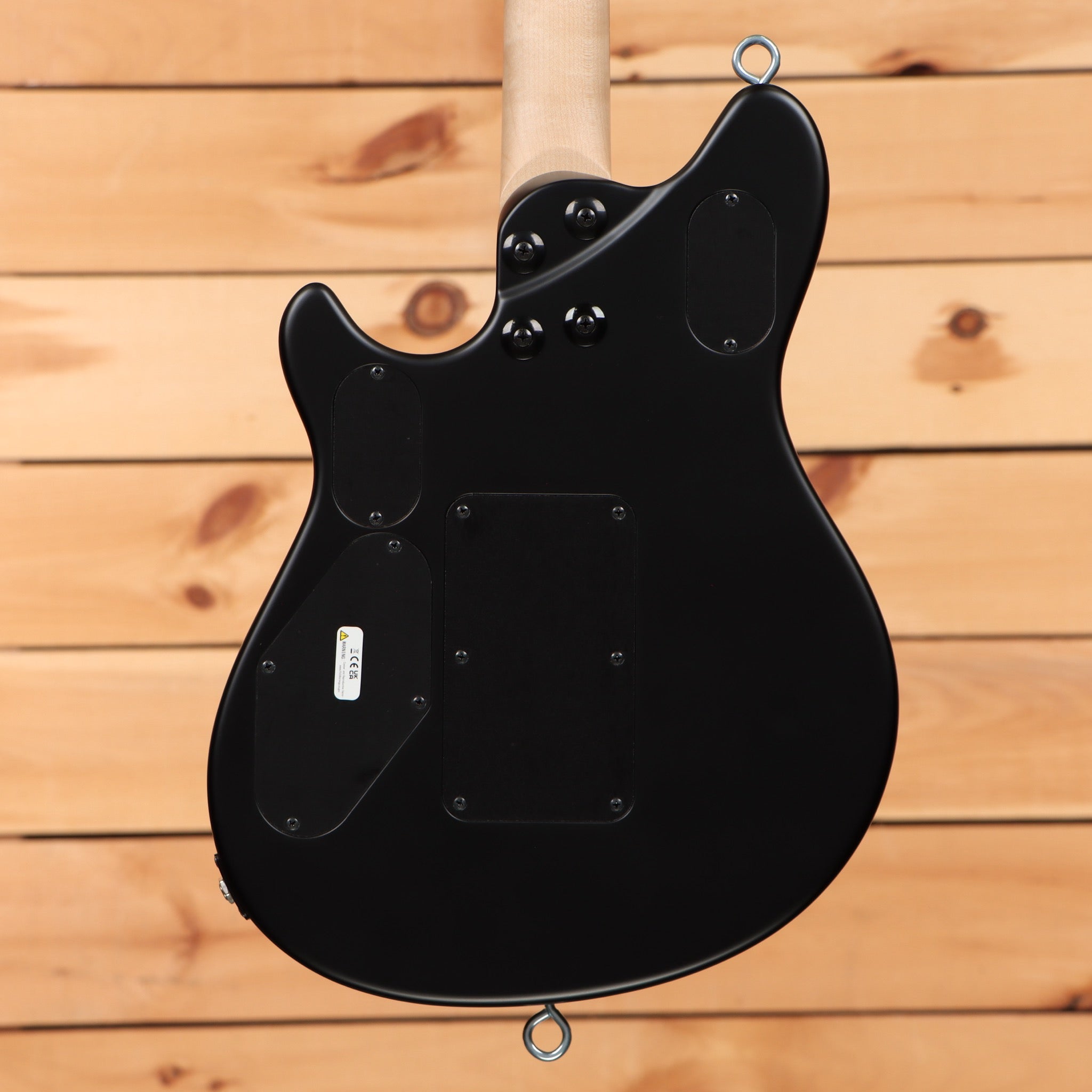 EVH MIJ Series Wolfgang Stealth electric guitar with figured body contours and chrome hardware
