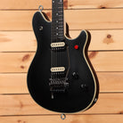 EVH MIJ Series Wolfgang Stealth electric guitar black finish with Floyd Rose tremolo bridge