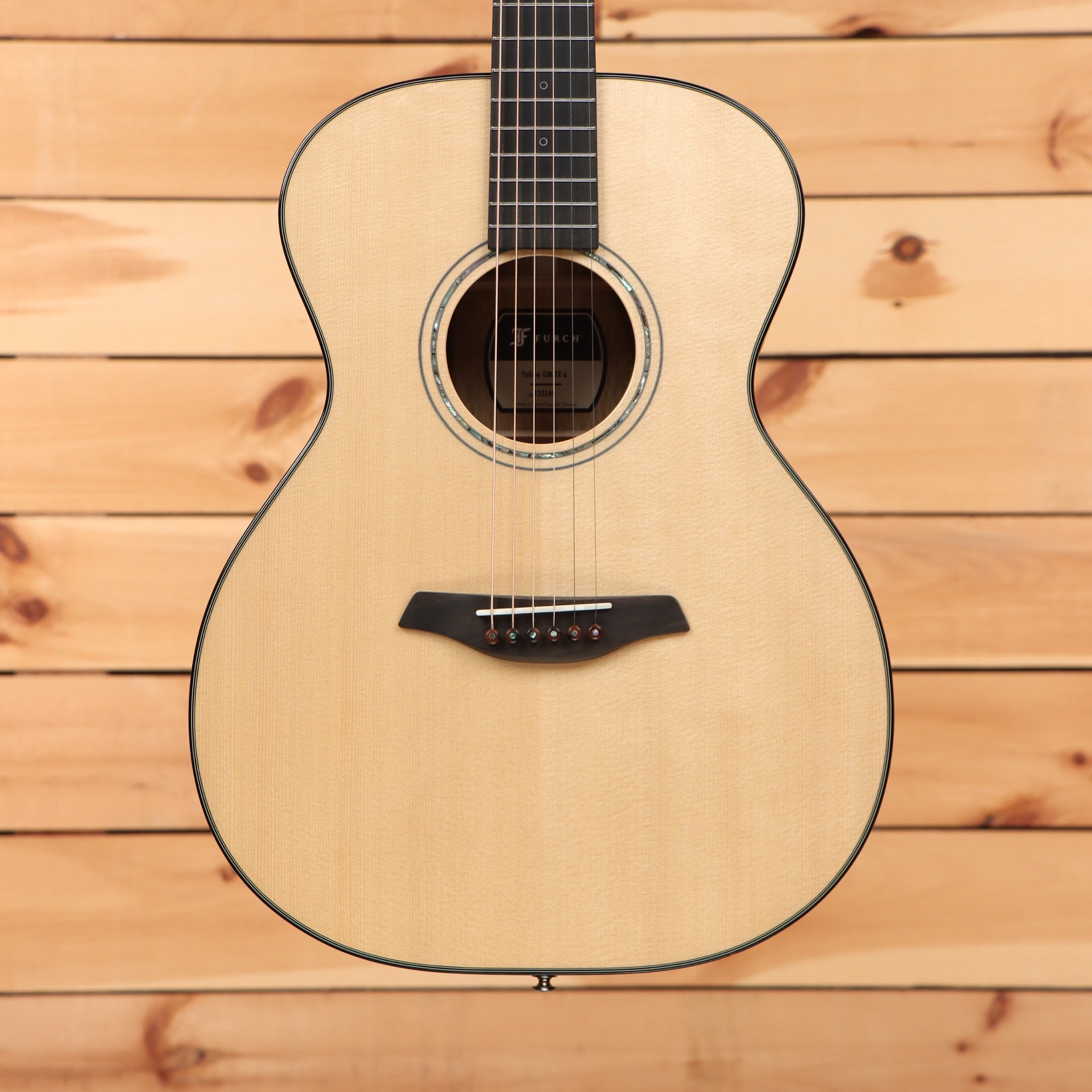 Furch Yellow OM SXA exotic acoustic guitar natural finish with rosewood fretboard