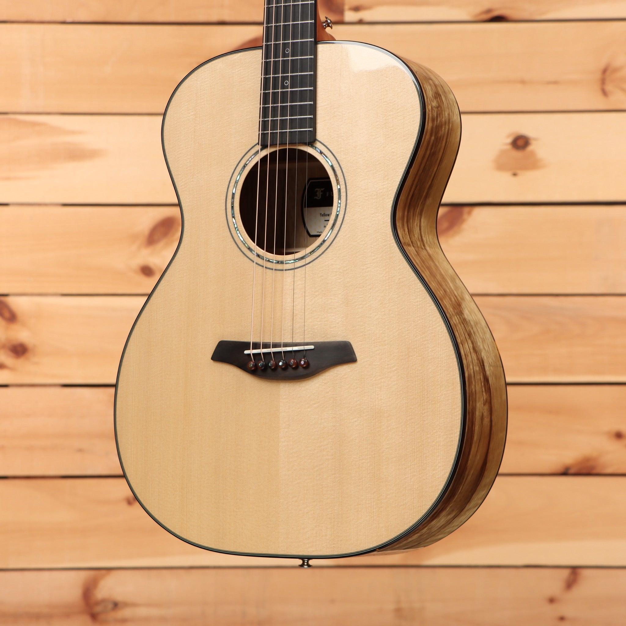 Furch Yellow OM/SXA exotic acoustic guitar natural finish with walnut back and sides