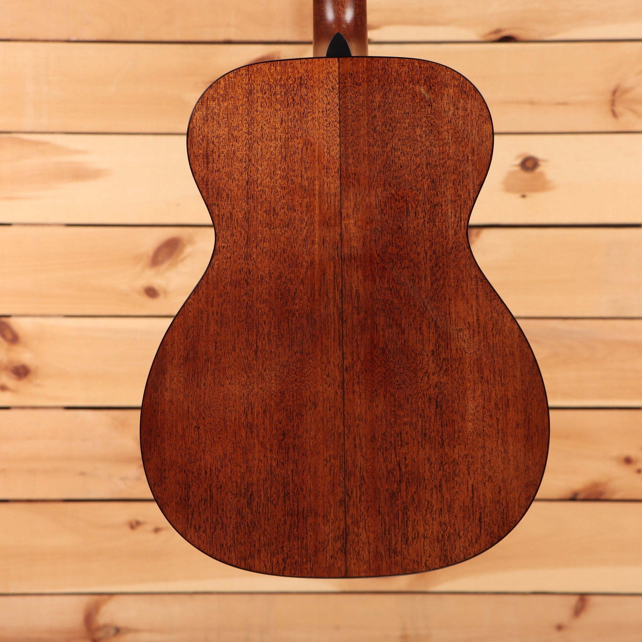 Martin 00-18 Custom Shop acoustic guitar aging toner finish with center seam detail